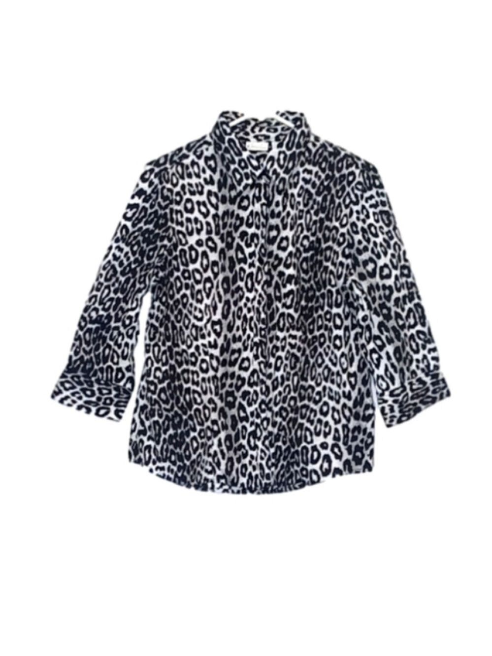 Kim Rogers animal print top